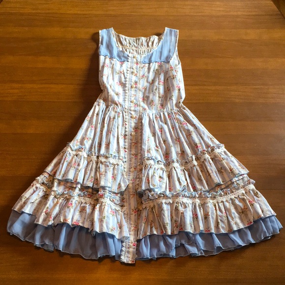 SOLD- R-Series tiered ruffle JSK dress EGL gothic lolita fashion - Picture 6 of 17